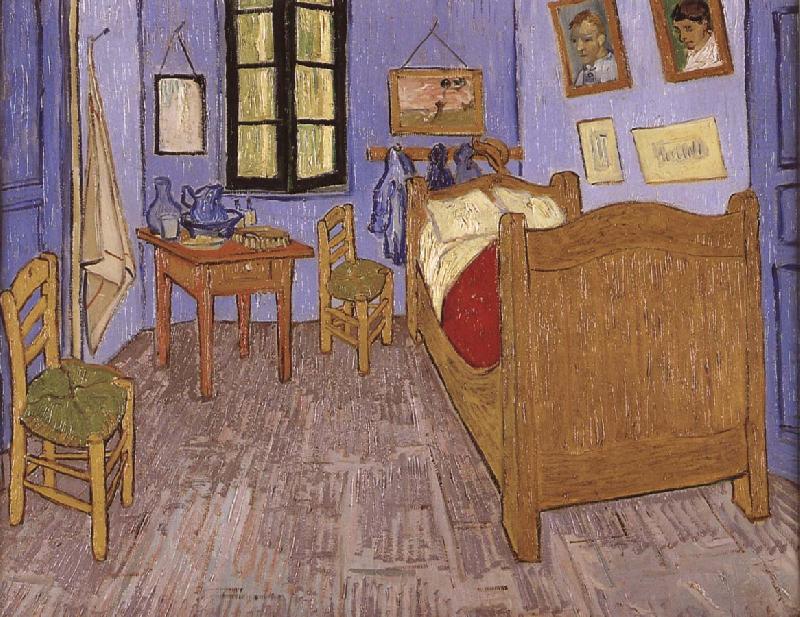 Vincent Van Gogh Vincent-s bedroom in Arles oil painting image